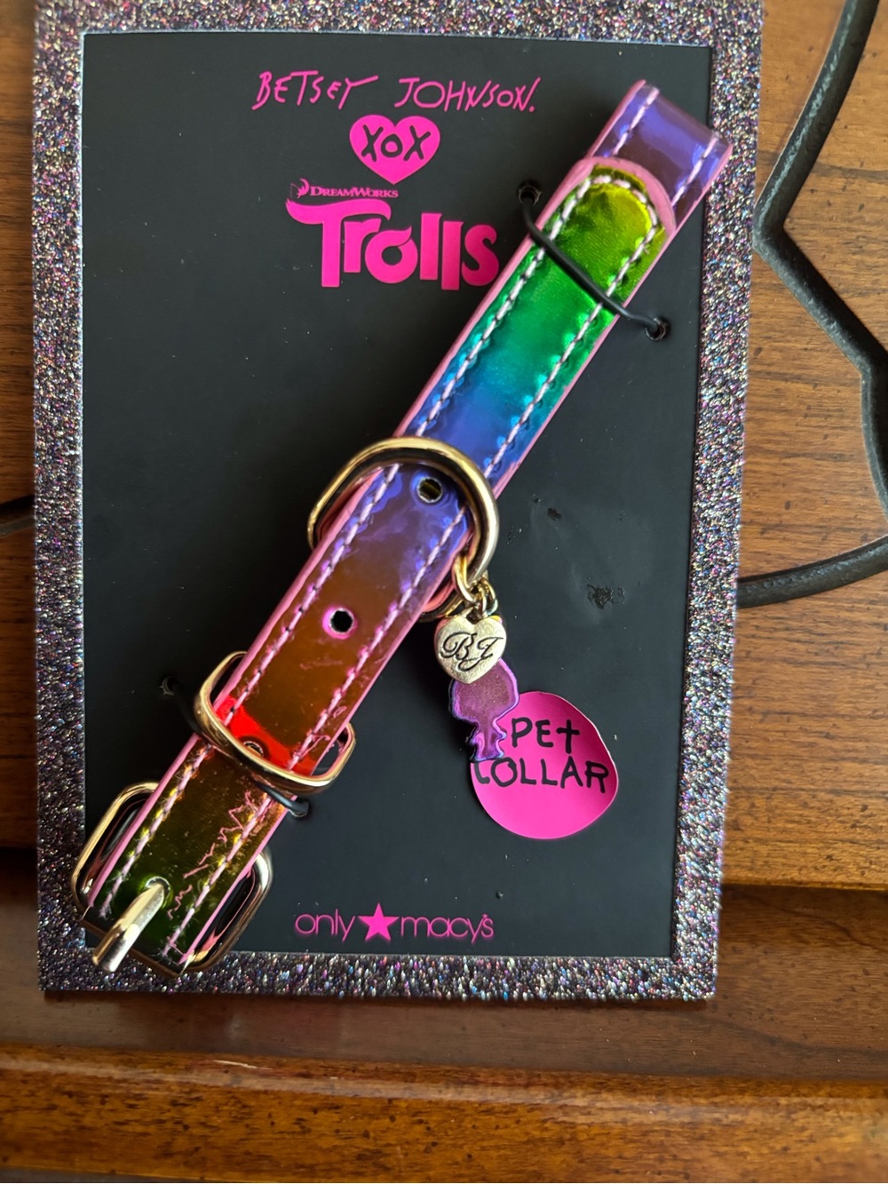 Betsey Johnson Rainbow Dog Collar and Leash Set - Multicolor - Picture 10 of 10